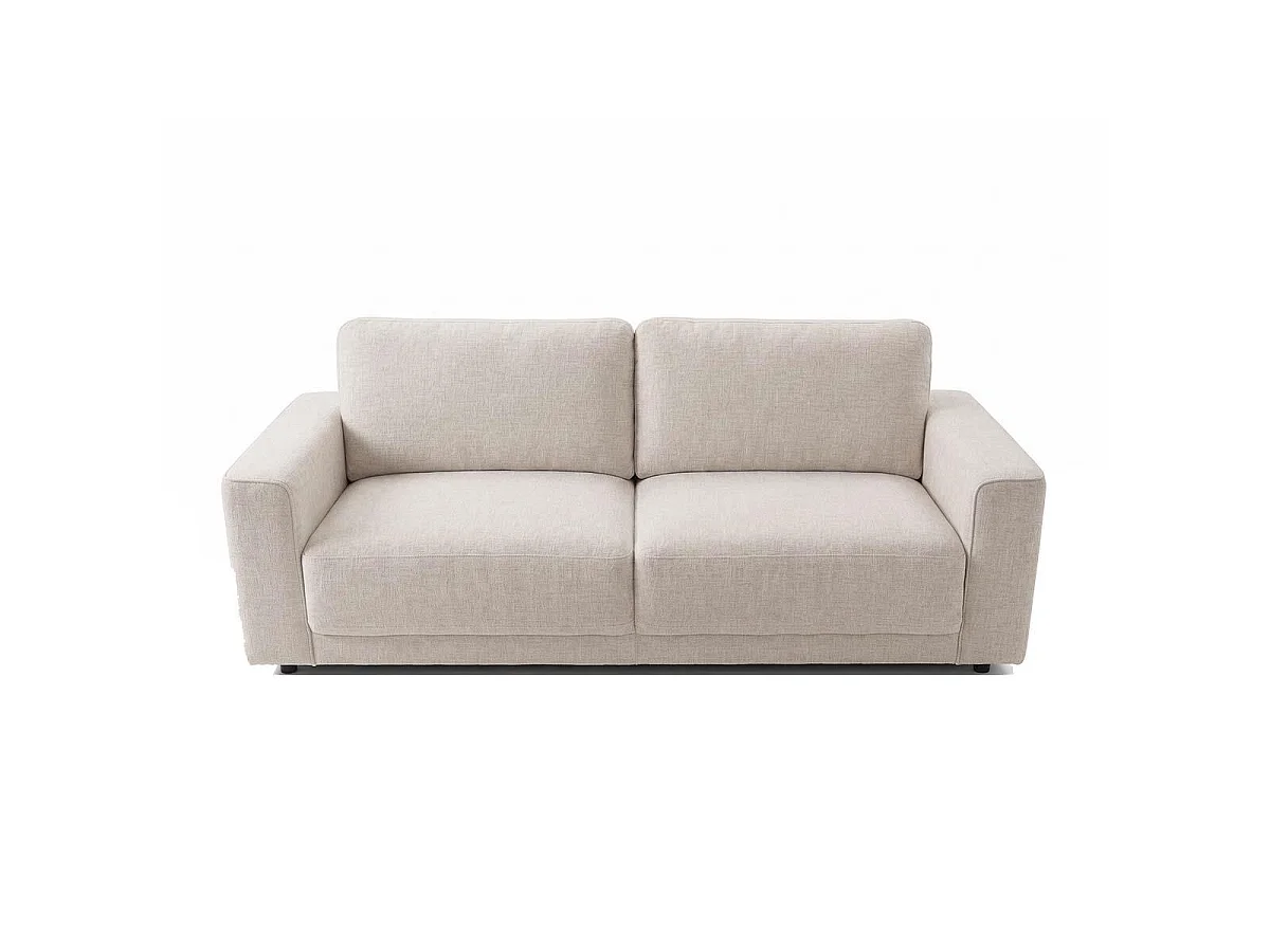 Melrose Beige Woven Fabric 3 + 2 + 1 Three Piece Sofa Suite