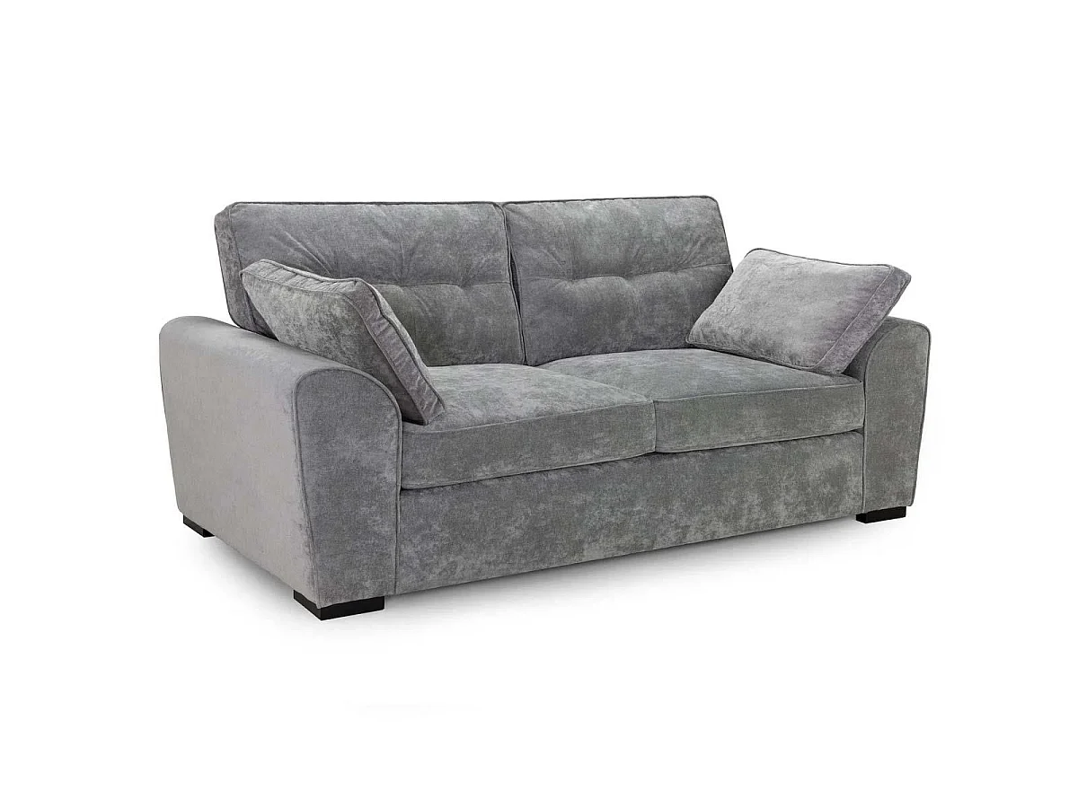 Montford Grey Fabric 3 + 2 Sofa Suite High Back