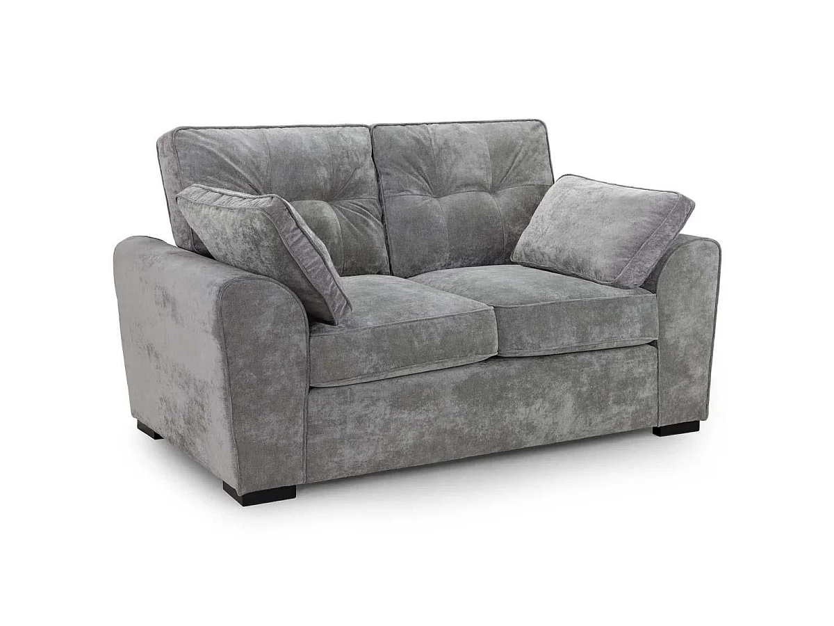 Montford Grey Fabric 3 + 2 Sofa Suite High Back