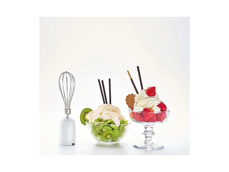 Ariete Pimmy 3-in-1 Staafmixer 500W Roestvrij Staal Wit 0,5L - Multifunctioneel met Turbo Knop