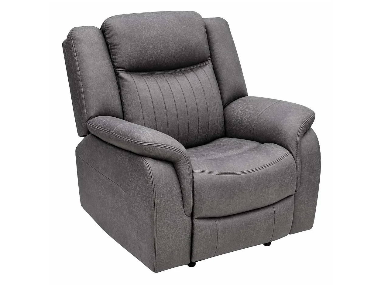 Lennox Grey Tech Fabric Armchair with USB & USB-C Charging