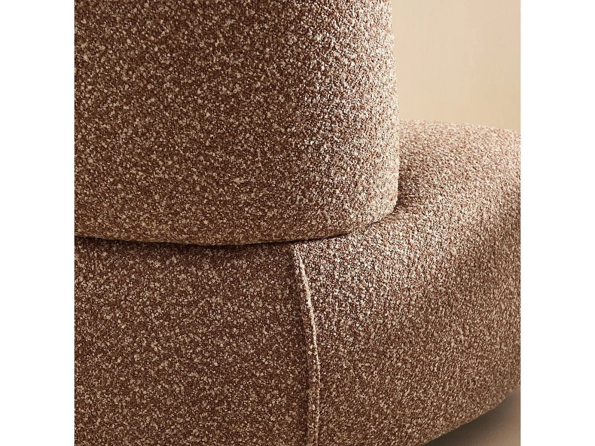Fauteuil pivotant en tissu CESAR