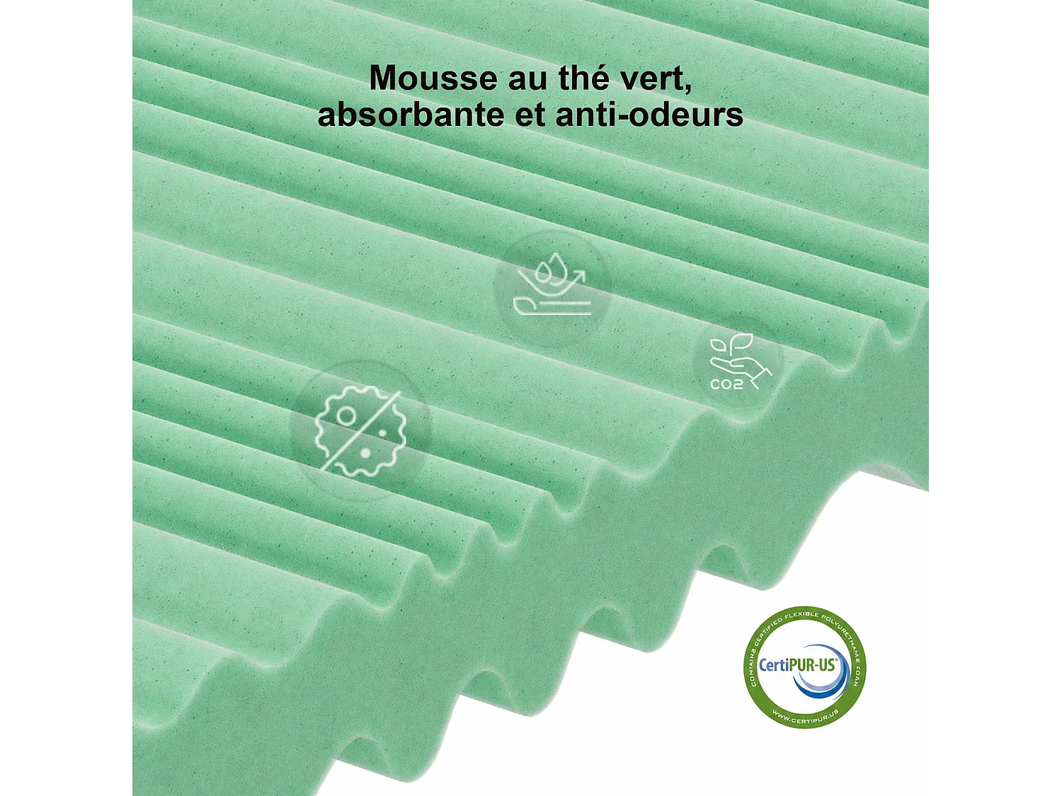 Novilla Matelas en mousse 90 x 200 cm, épaisseur 30 cm, réversible, 7 zones, housse lavable, mousse CertiPUR-US, tissu OEKO-TEX