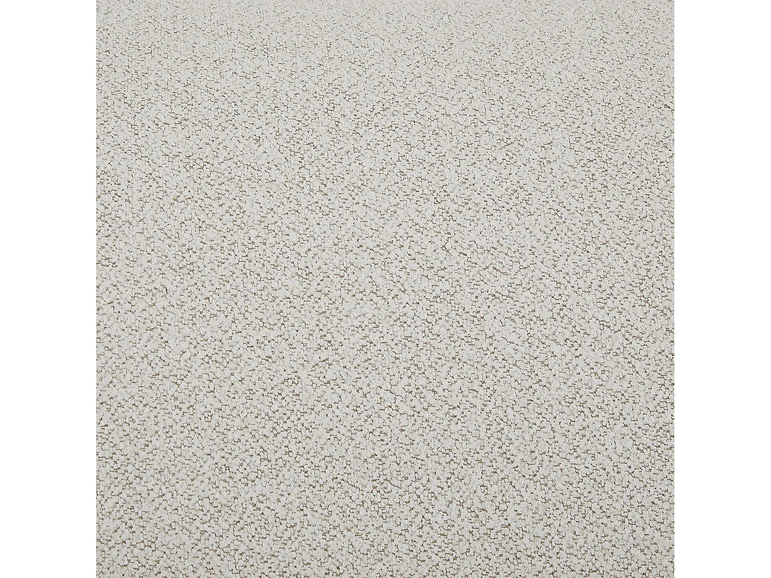 Habitat - Canapé d'angle gauche en tissu bouclette - Ivoire - Amael