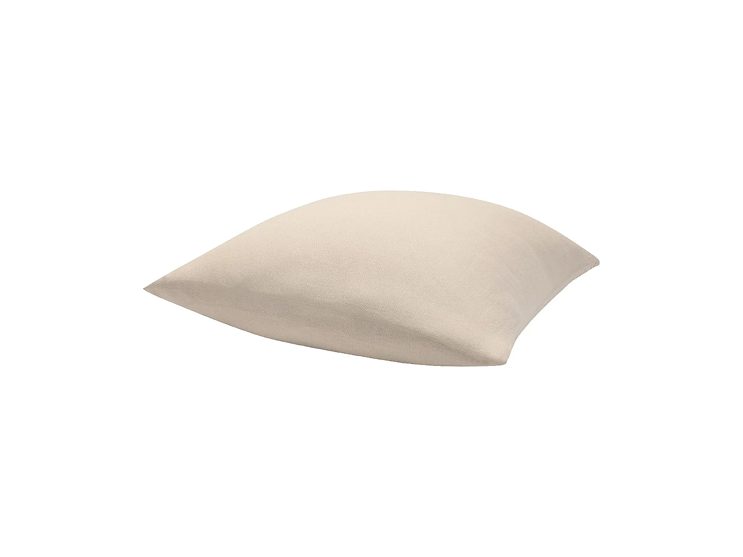 Habitat - Taie d'oreiller en lin - 65 x 65 cm - Naturel - Brunel