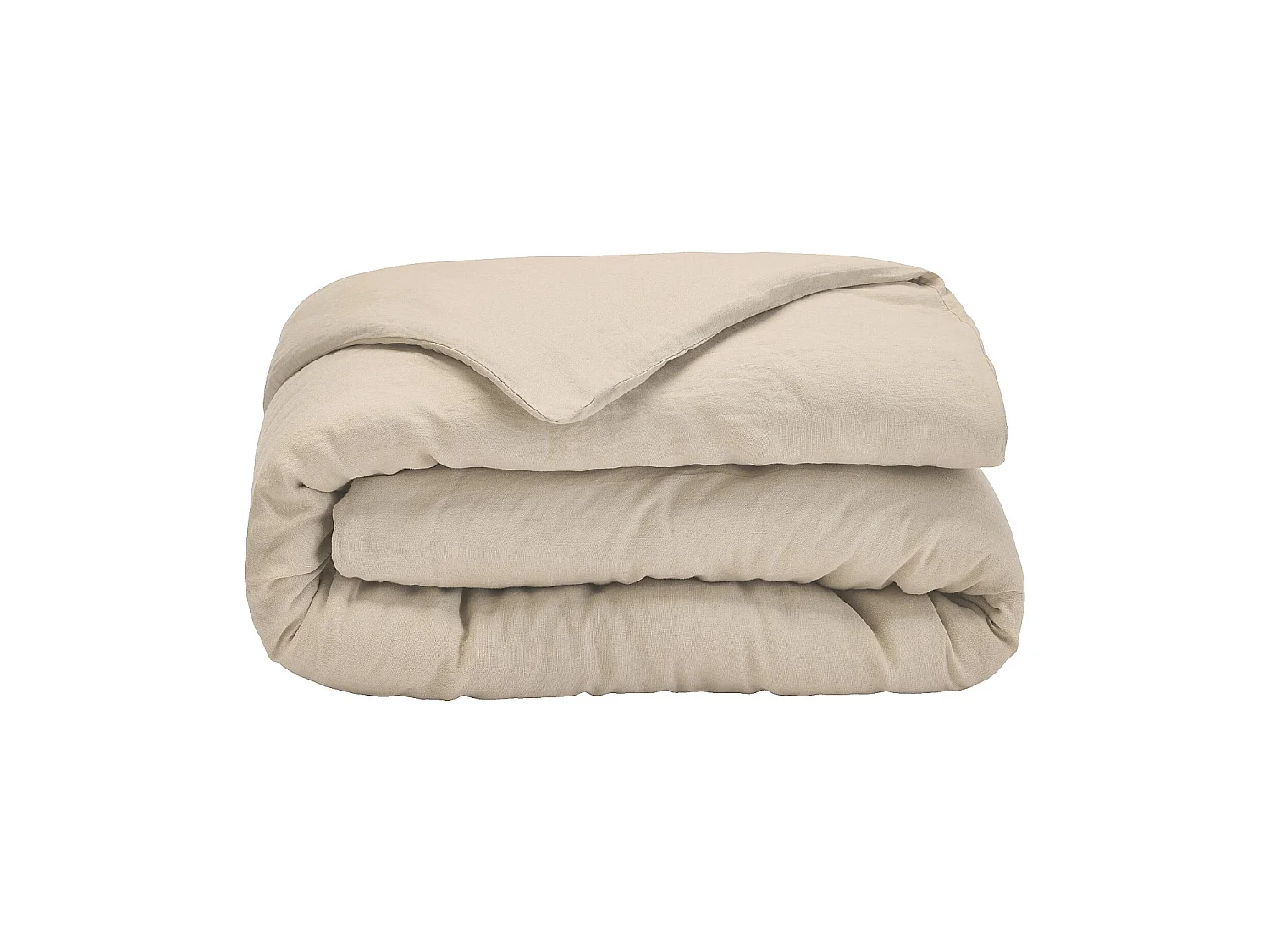 Habitat - Housse de couette en lin - 260 x 240 cm - Naturel - Brunel