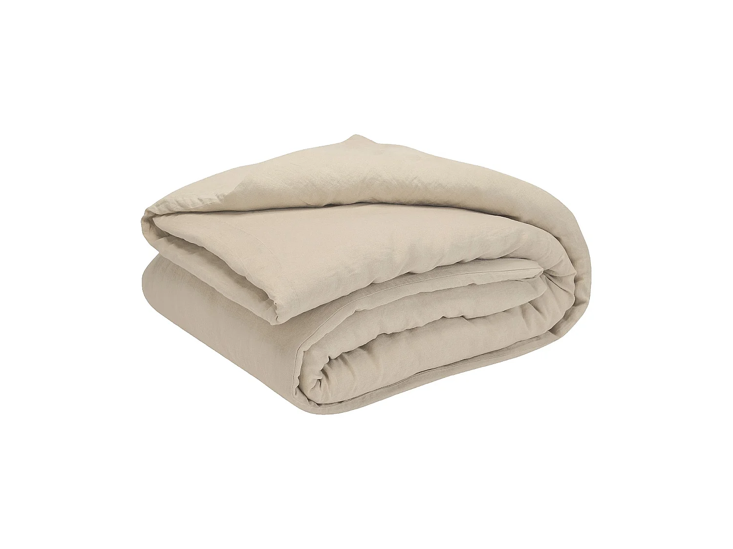 Habitat - Housse de couette en lin - 260 x 240 cm - Naturel - Brunel