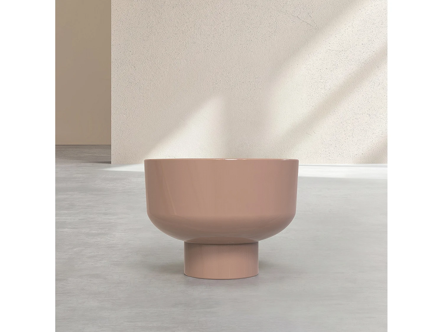 Habitat - Table basse en métal - Marron glacé émaillé - Livio