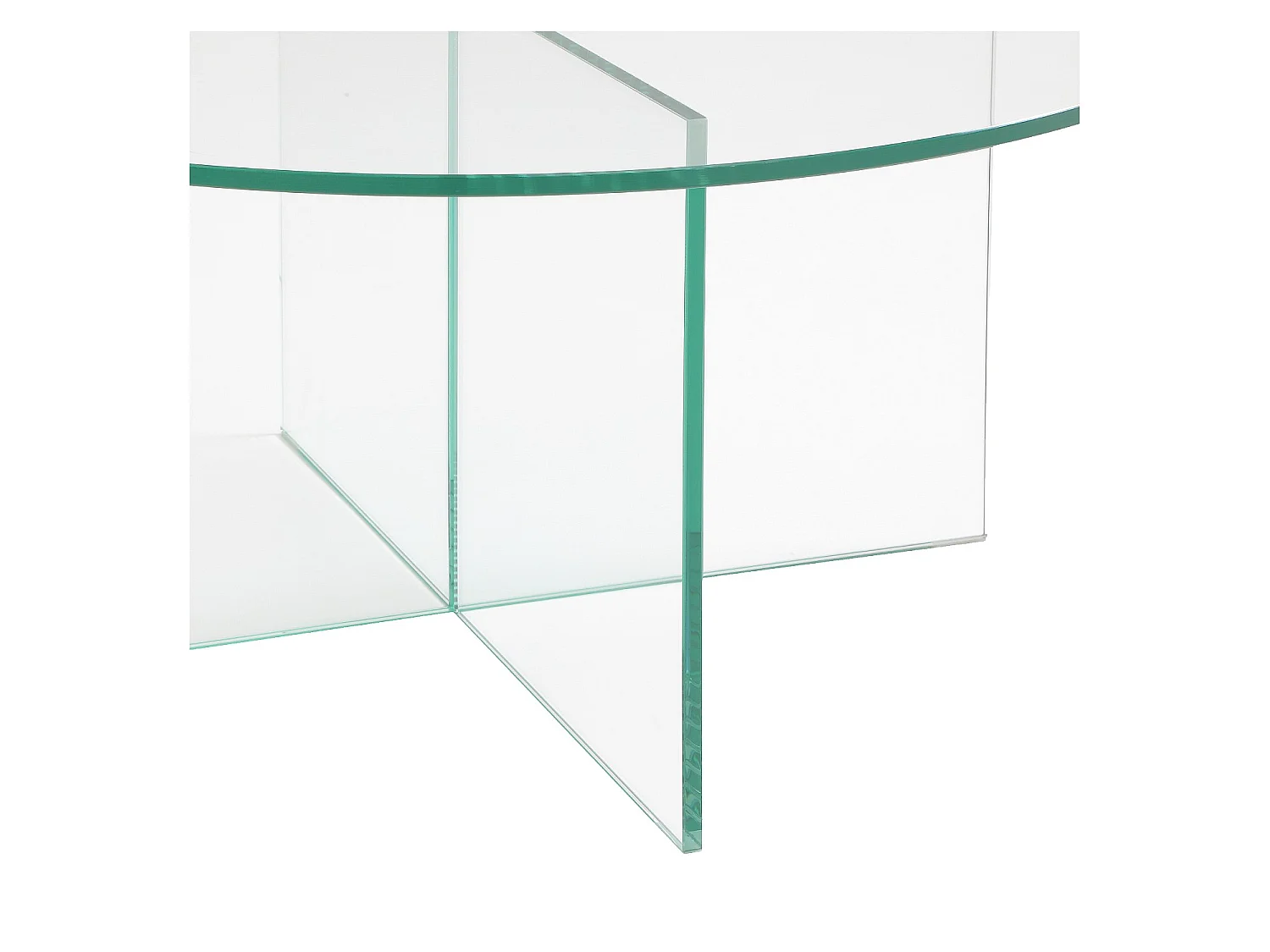 Habitat - Table basse ronde en verre trempé - Transparent - Design by Céline Mognon Fichet - Elory
