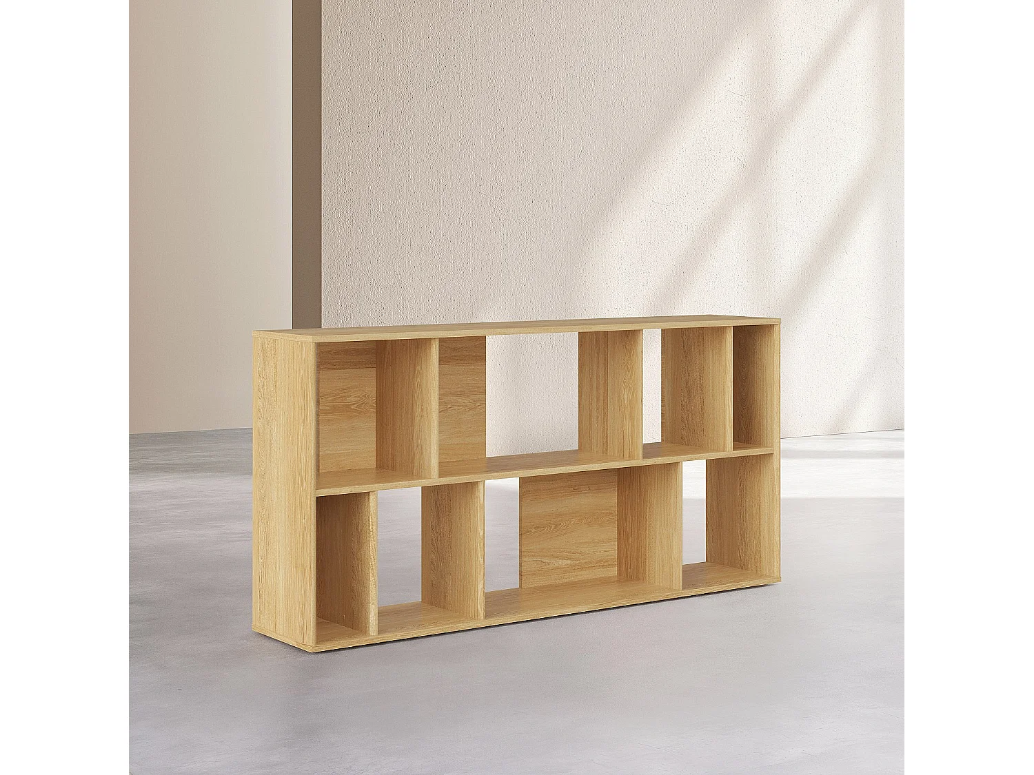 Habitat - Bibliothèque en chêne 160 x 79 cm - Naturel - Design by Hélèna Pille - Will