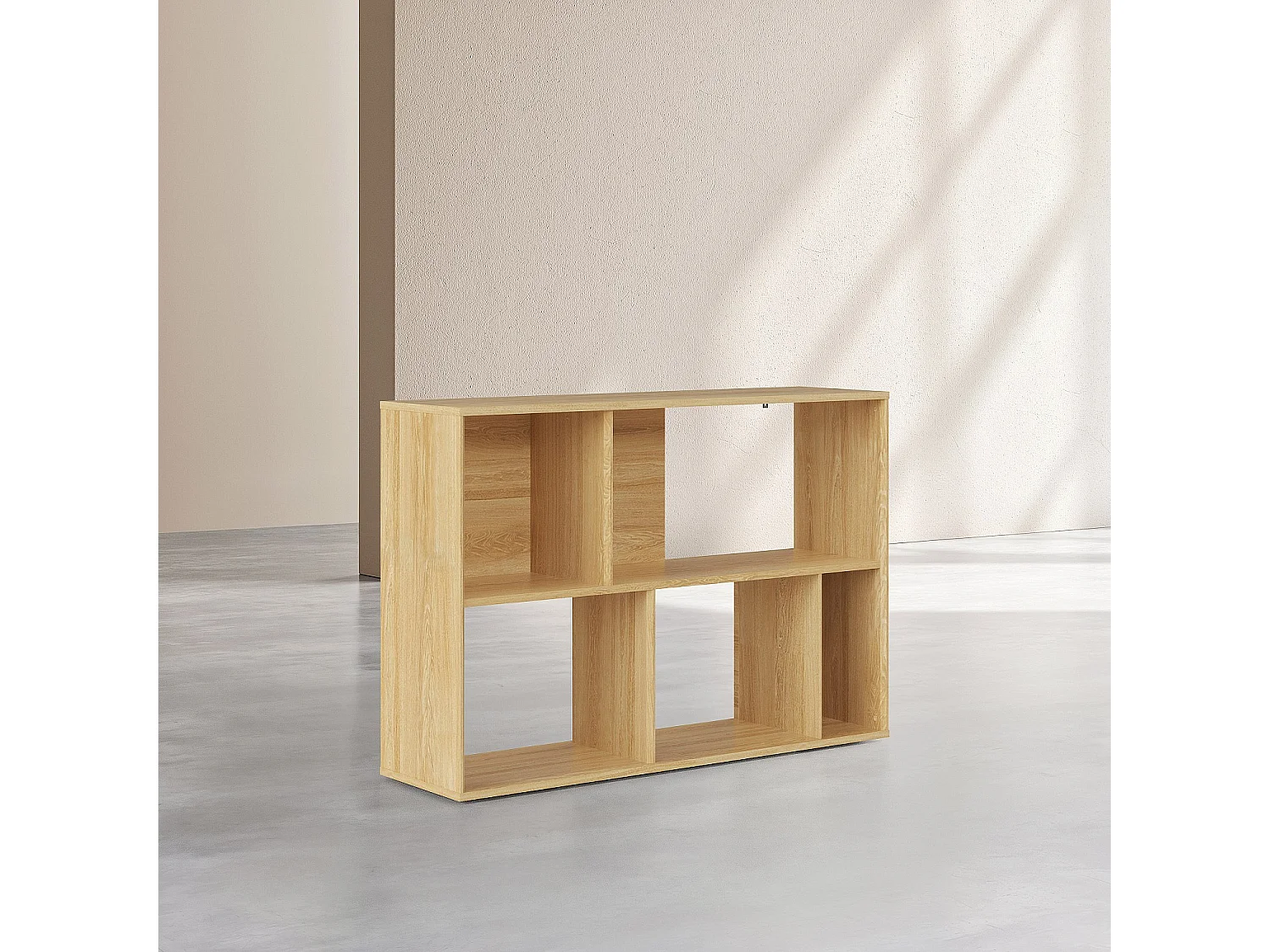 Habitat - Bibliothèque en chêne 115 x 79 cm - Naturel - Design by Hélèna Pille - Will