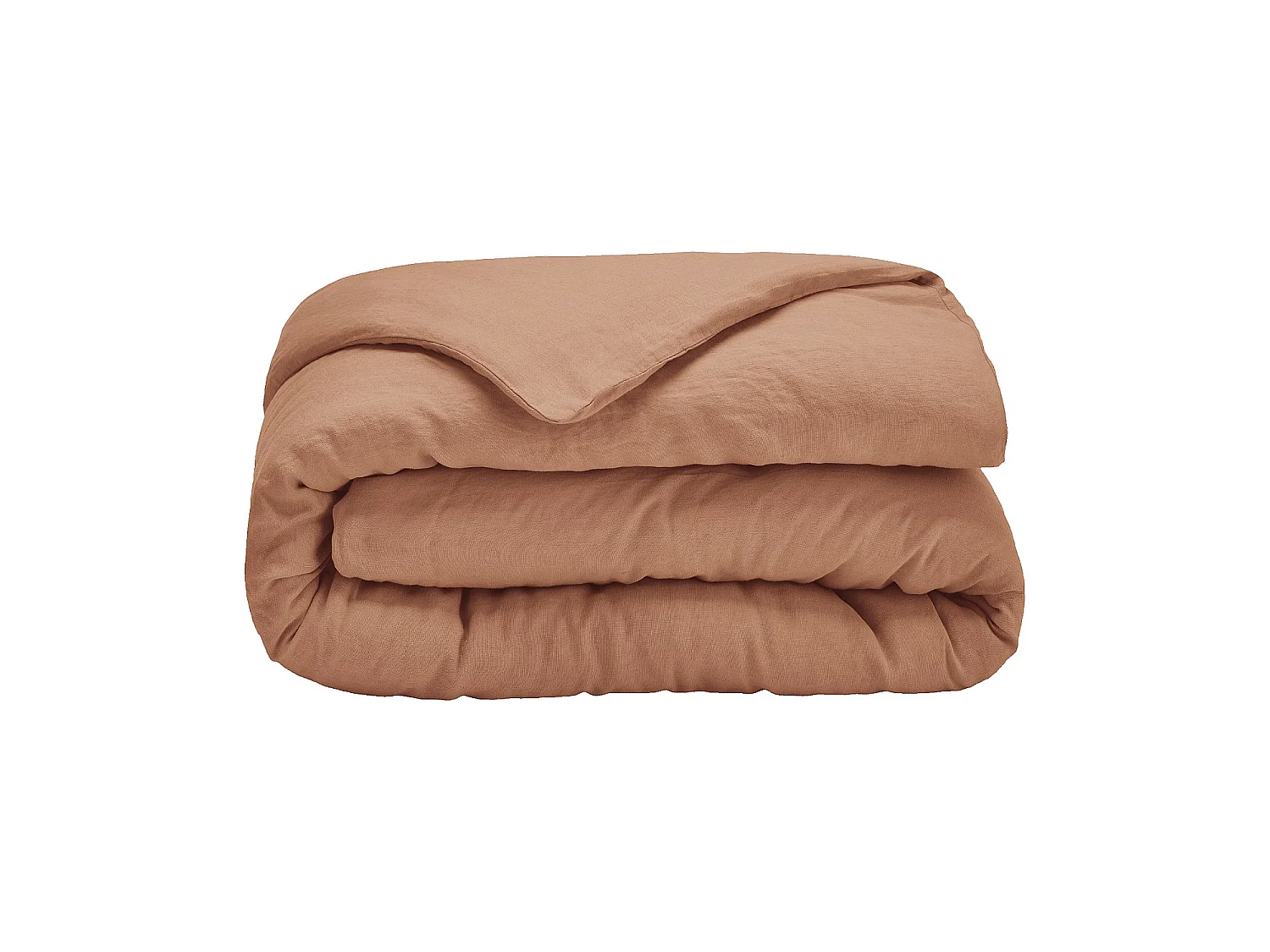Habitat - Housse de couette en lin - 260 x 240 cm - Brun - Brunel