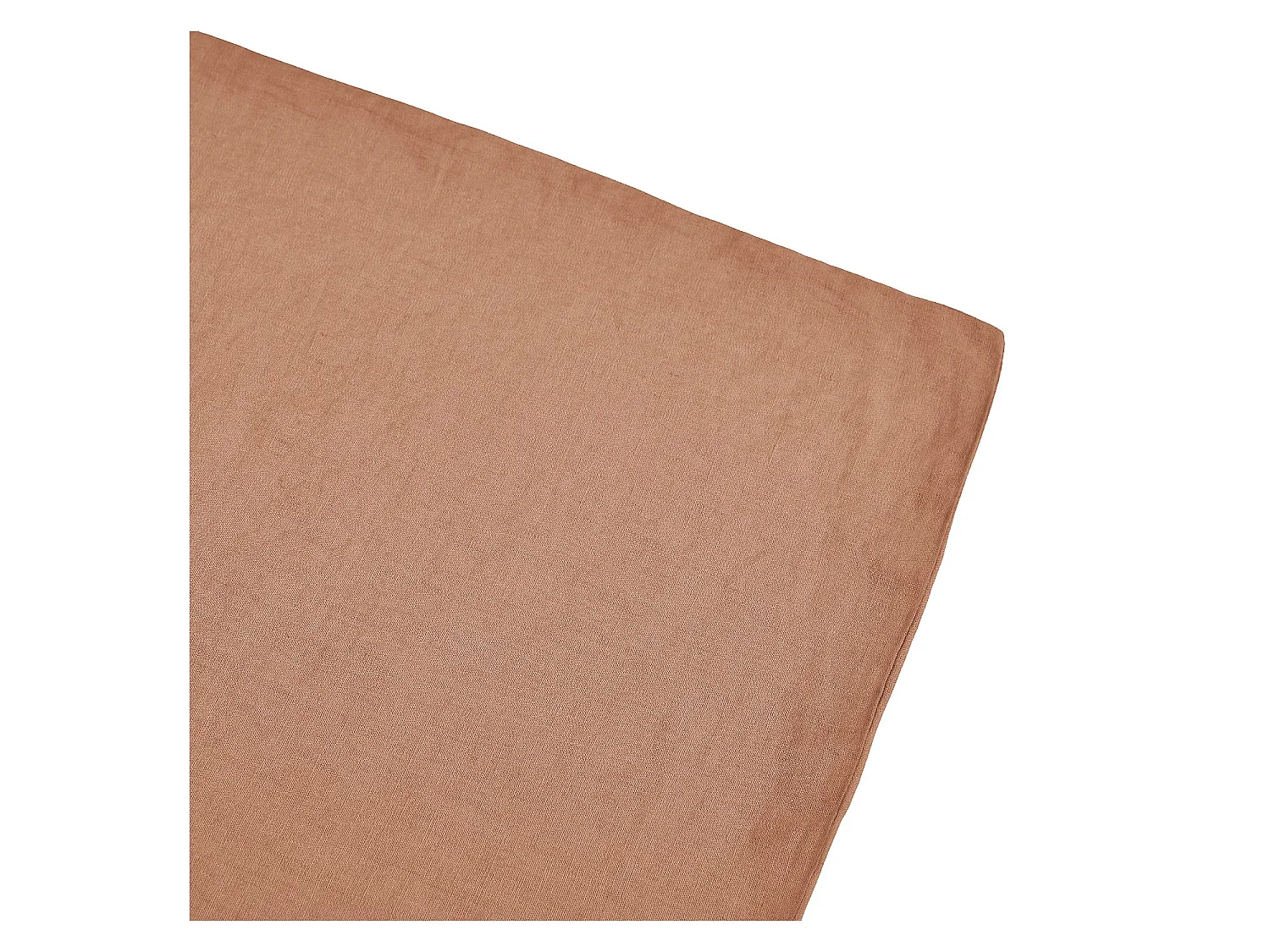 Habitat - Housse de couette en lin - 260 x 240 cm - Brun - Brunel