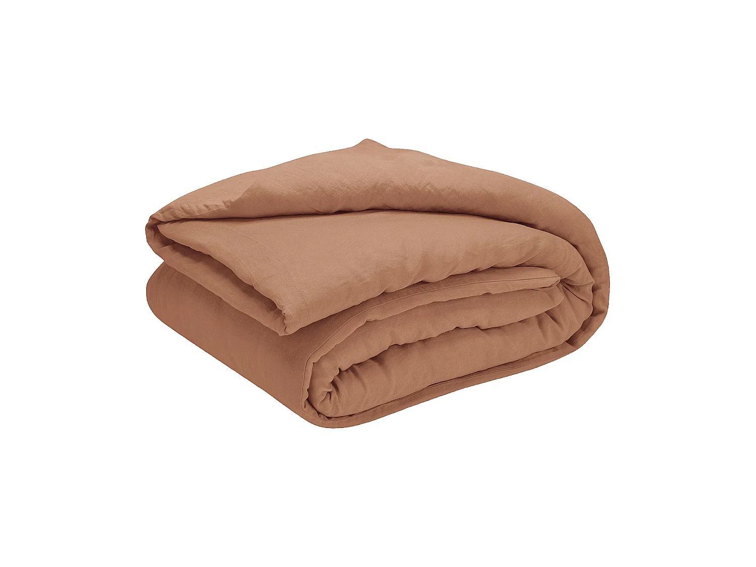 Habitat - Housse de couette en lin - 260 x 240 cm - Brun - Brunel