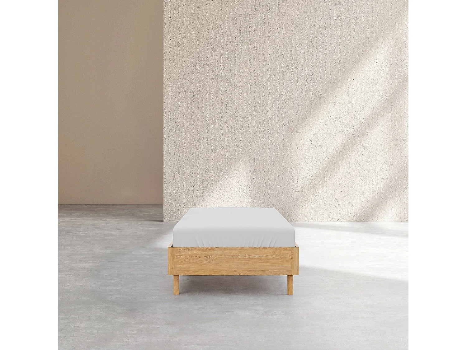 Habitat - Lit 90 x 200 cm en chêne - Naturel - Design by Hélèna Pille - Orson