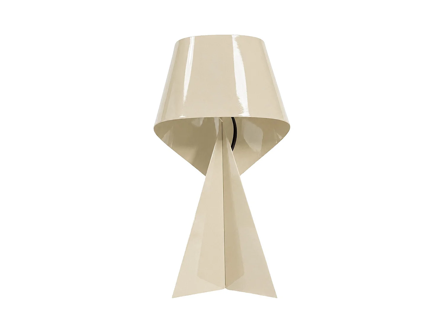 Habitat - Édition limitée - Lampe de table en métal - 50 cm - Beige laqué - Design by Claire Norcross - Ribbon
