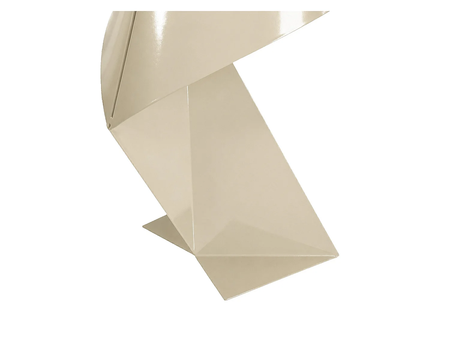 Habitat - Édition limitée - Lampe de table en métal - 50 cm - Beige laqué - Design by Claire Norcross - Ribbon