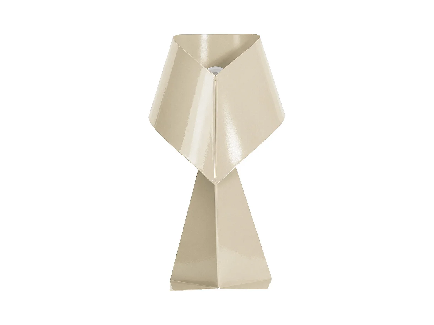 Habitat - Édition limitée - Lampe de table en métal - 50 cm - Beige laqué - Design by Claire Norcross - Ribbon