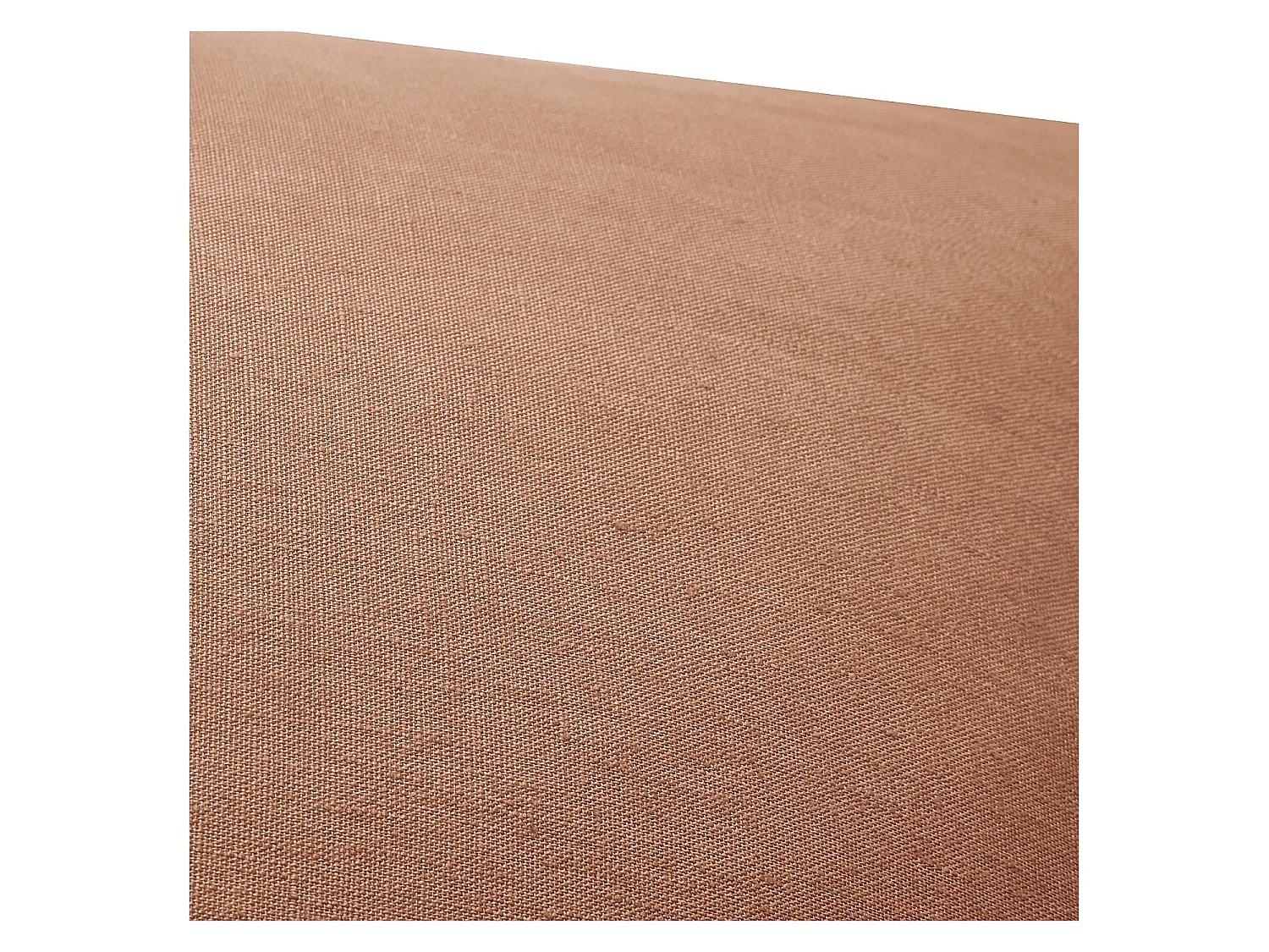 Habitat - Taie d'oreiller en lin - 65 x 65 cm - Brun - Brunel