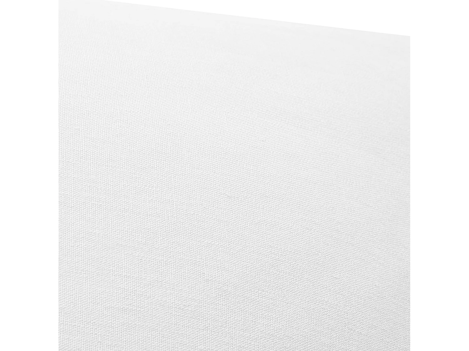 Habitat - Taie d'oreiller en lin - 65 x 65 cm - Blanc - Brunel
