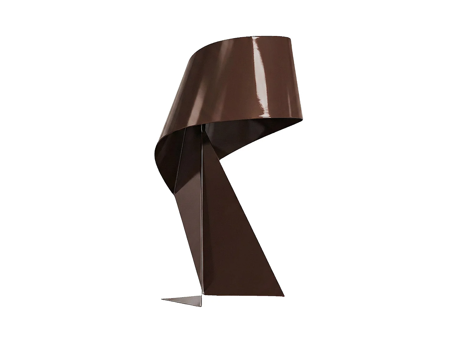 Habitat - Édition limitée - Lampe de table en métal - 35 cm - Marron laqué - Design by Claire Norcross - Ribbon