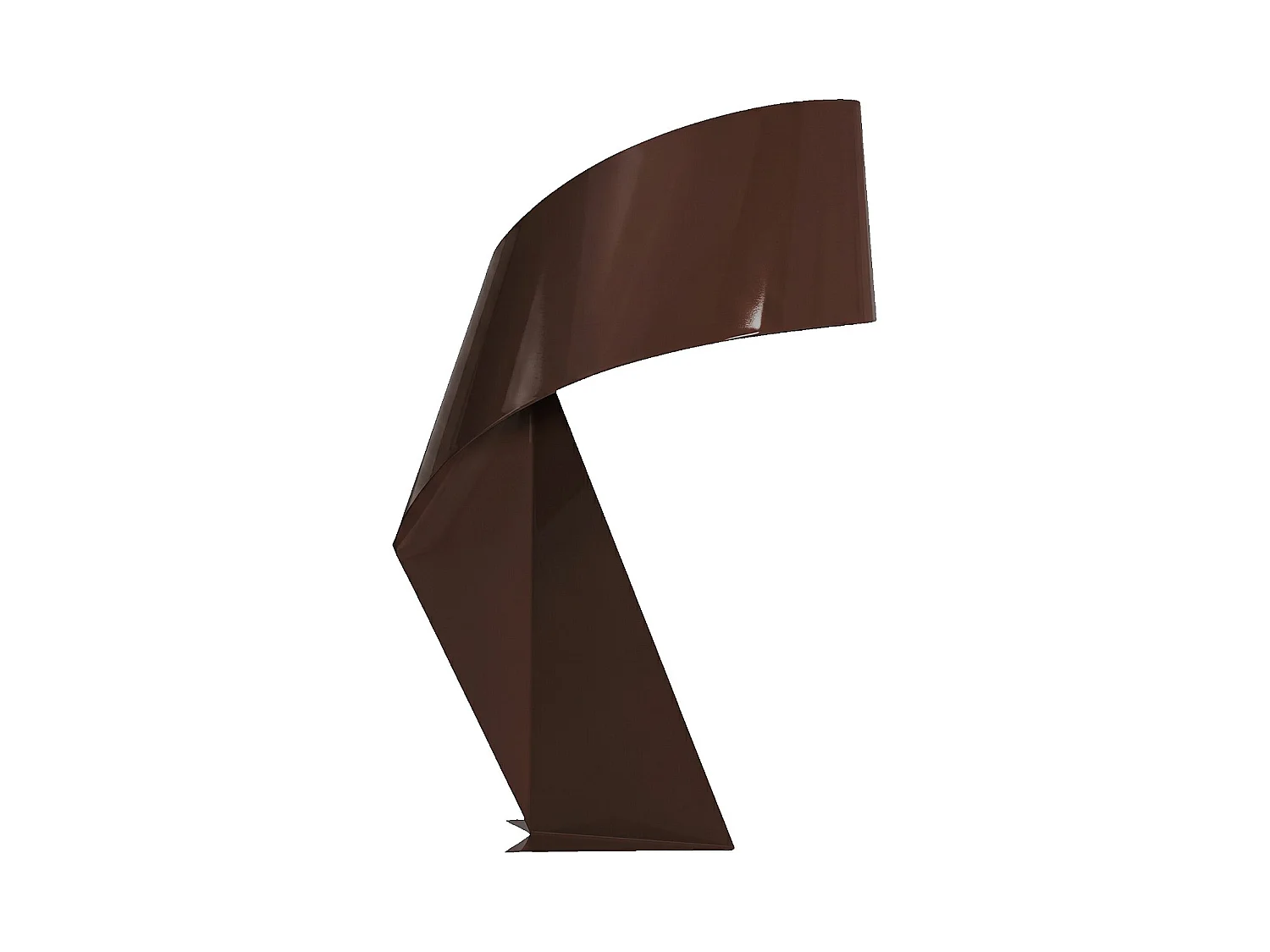 Habitat - Édition limitée - Lampe de table en métal - 35 cm - Marron laqué - Design by Claire Norcross - Ribbon