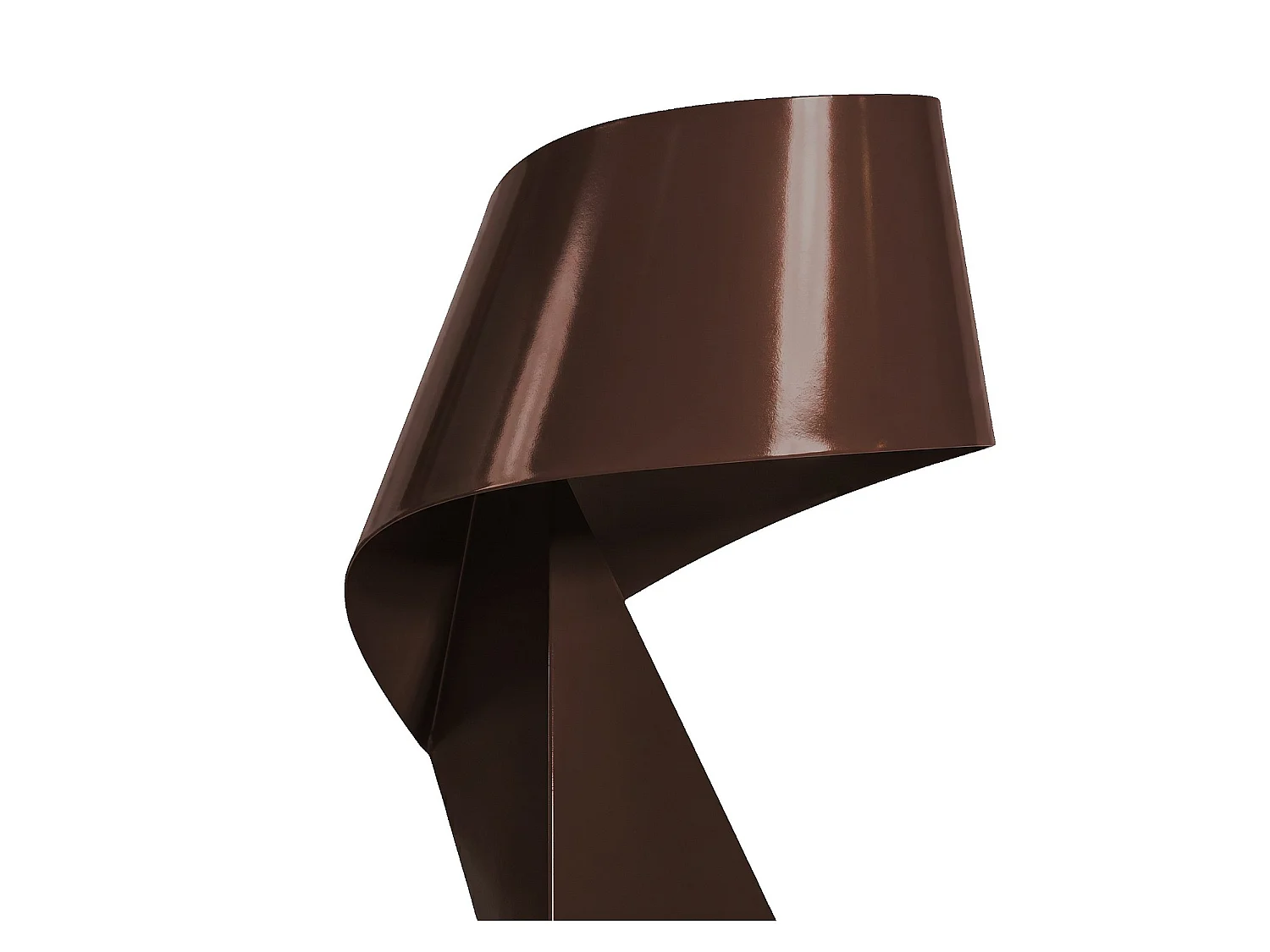 Habitat - Édition limitée - Lampe de table en métal - 35 cm - Marron laqué - Design by Claire Norcross - Ribbon