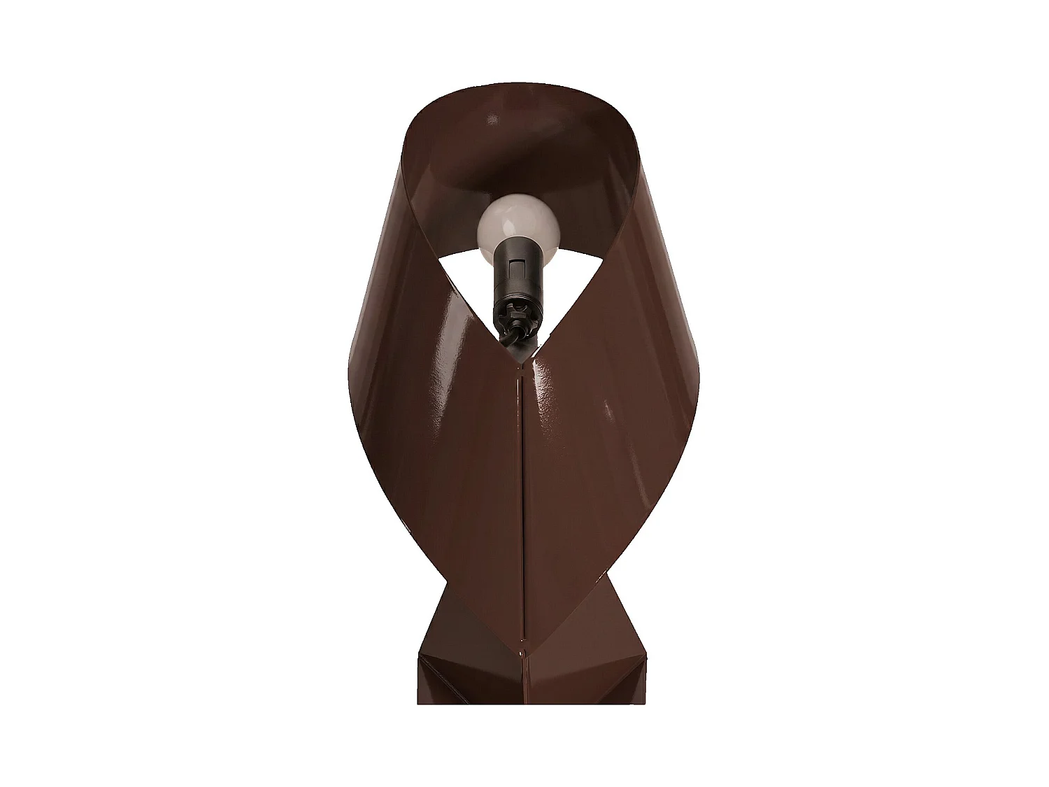 Habitat - Édition limitée - Lampe de table en métal - 35 cm - Marron laqué - Design by Claire Norcross - Ribbon