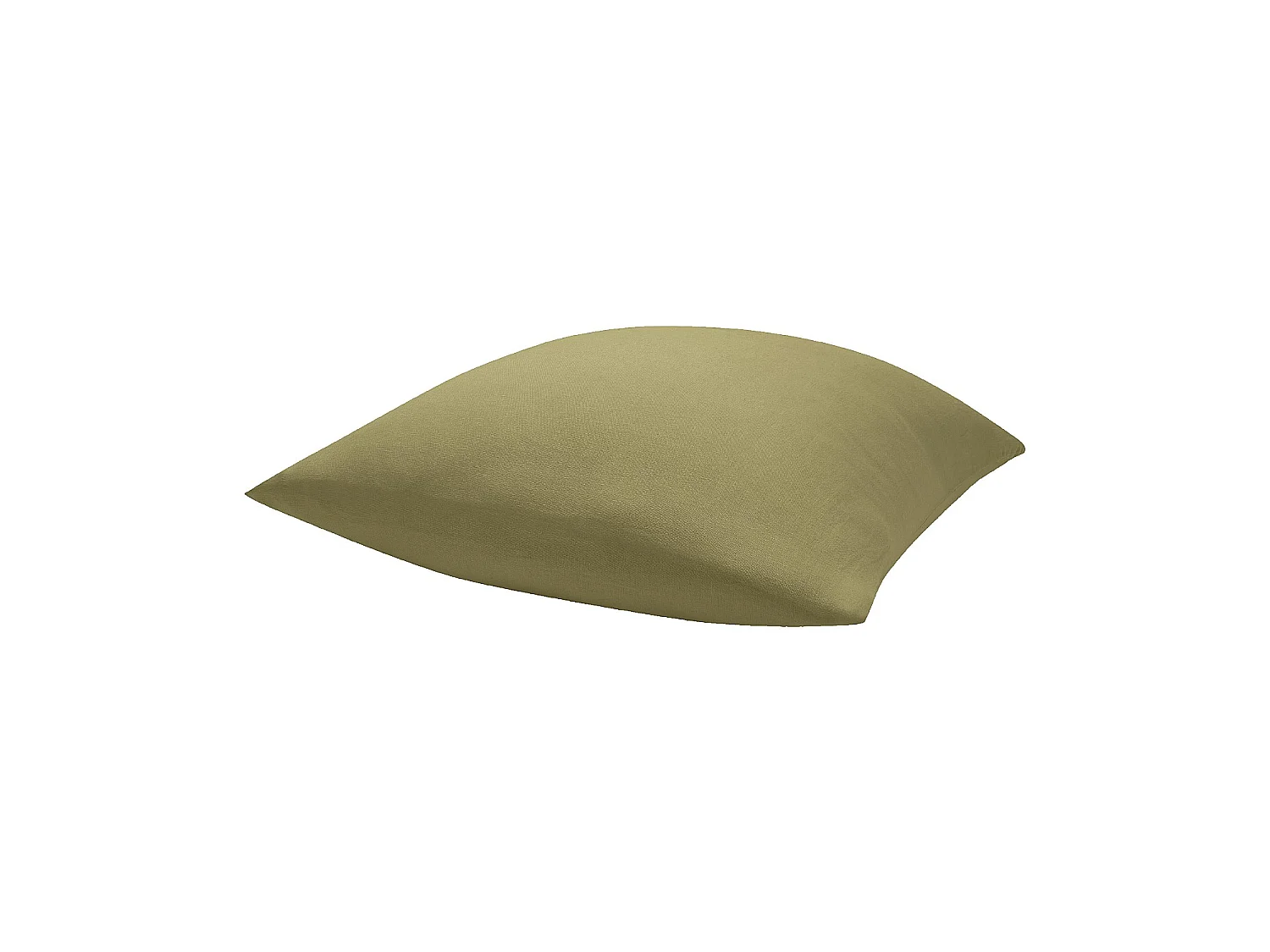 Habitat - Taie d'oreiller en lin - 65 x 65 cm - Bronze - Brunel