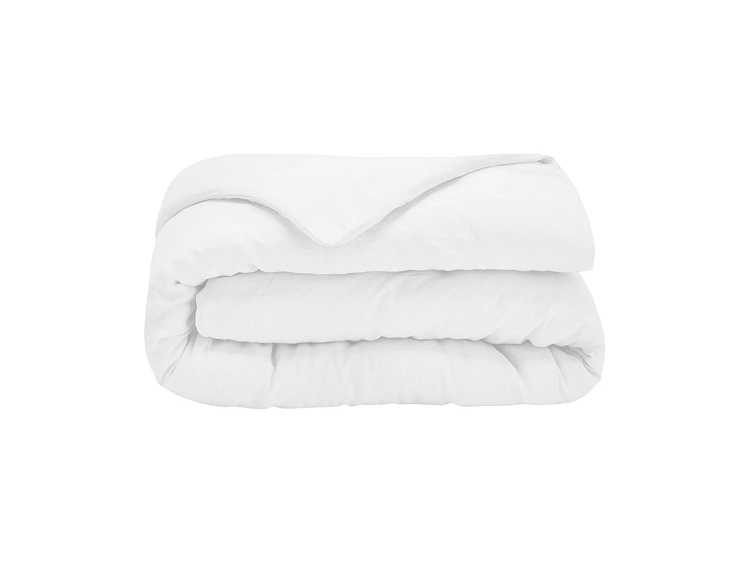 Habitat - Housse de couette en lin - 260 x 240 cm - Blanc - Brunel