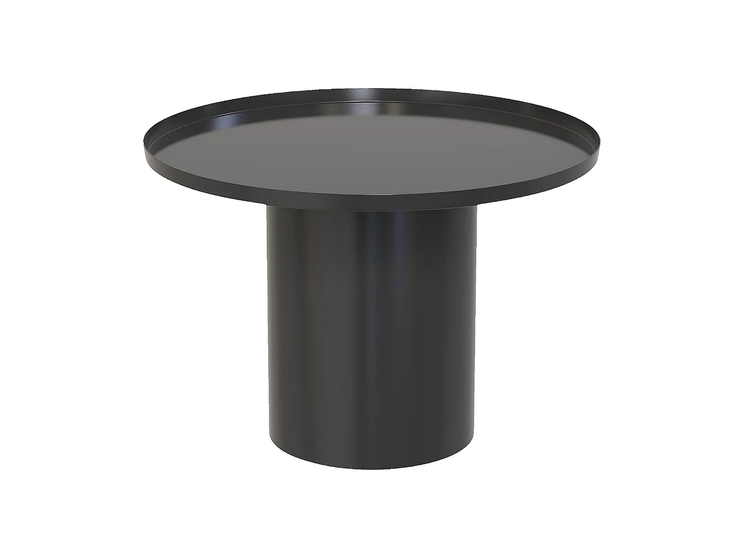 Habitat - Table basse en métal - Noir mat - Elyne