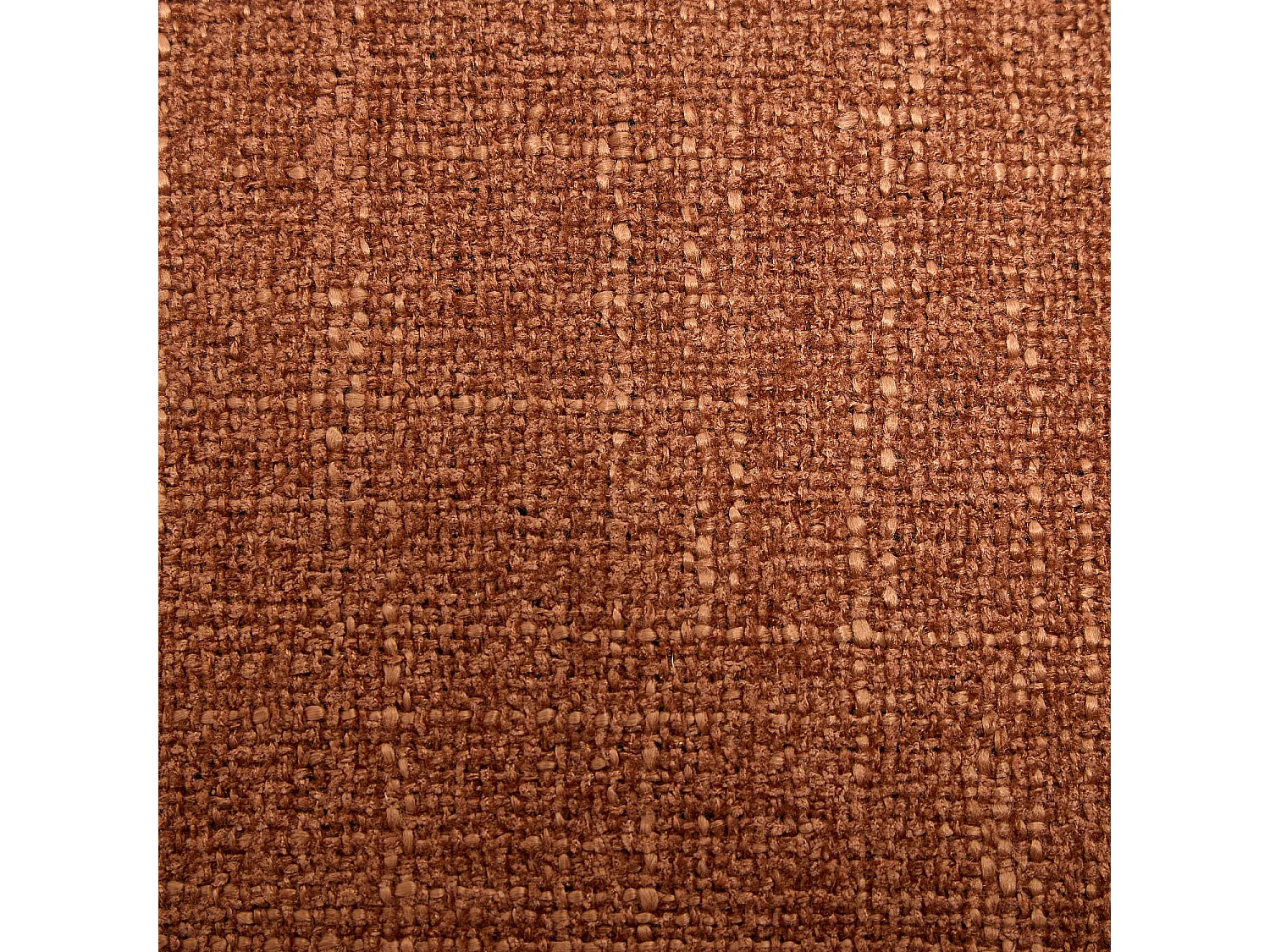 Habitat - Lot de 2 chaises en tissu texturé et chêne massif - Terracotta - Hayden