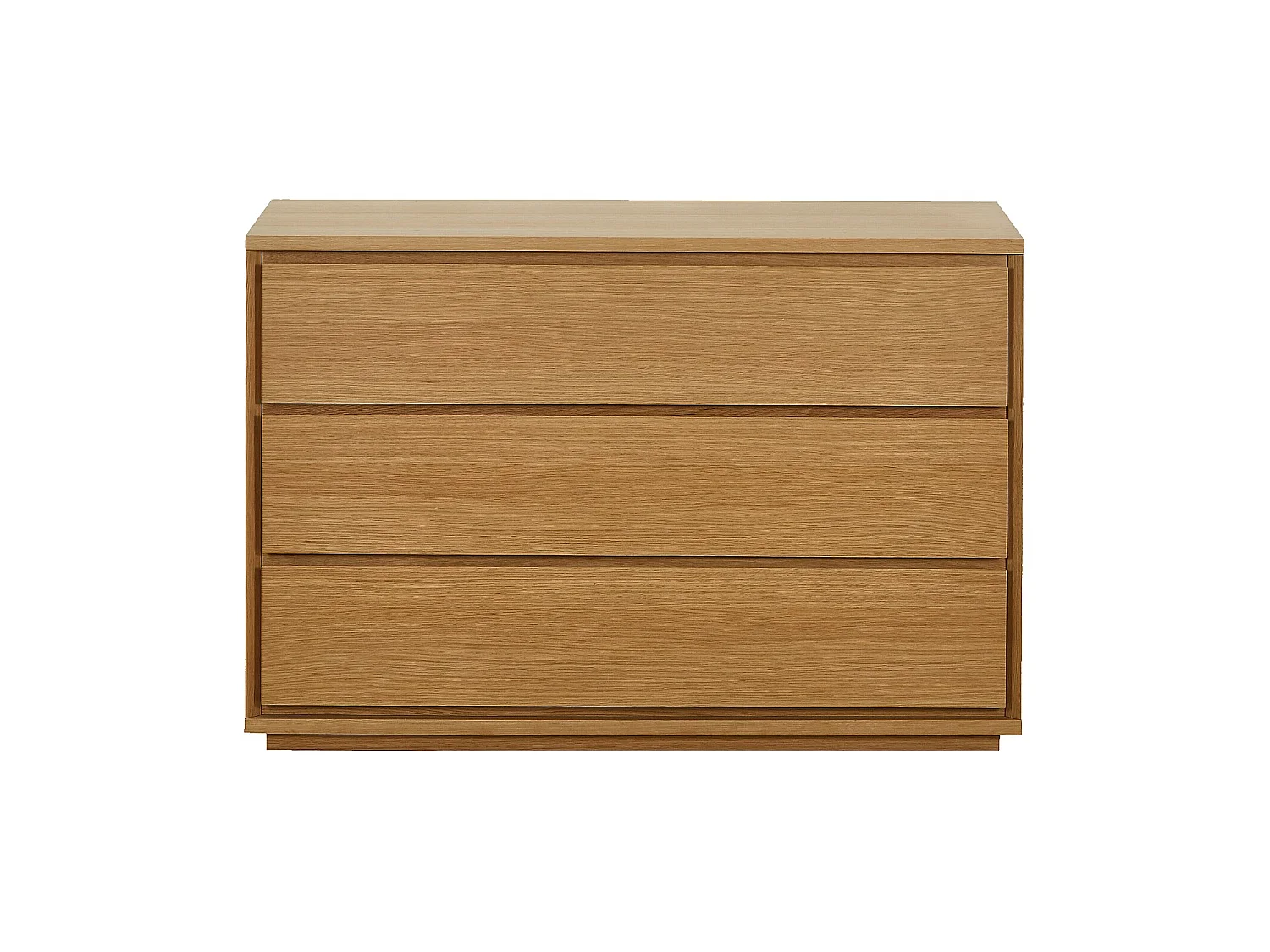 Habitat - Commode 3 tiroirs en chêne - Naturel - Hazo