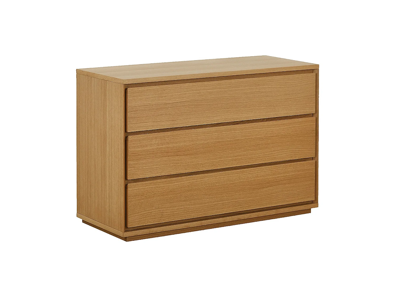 Habitat - Commode 3 tiroirs en chêne - Naturel - Hazo