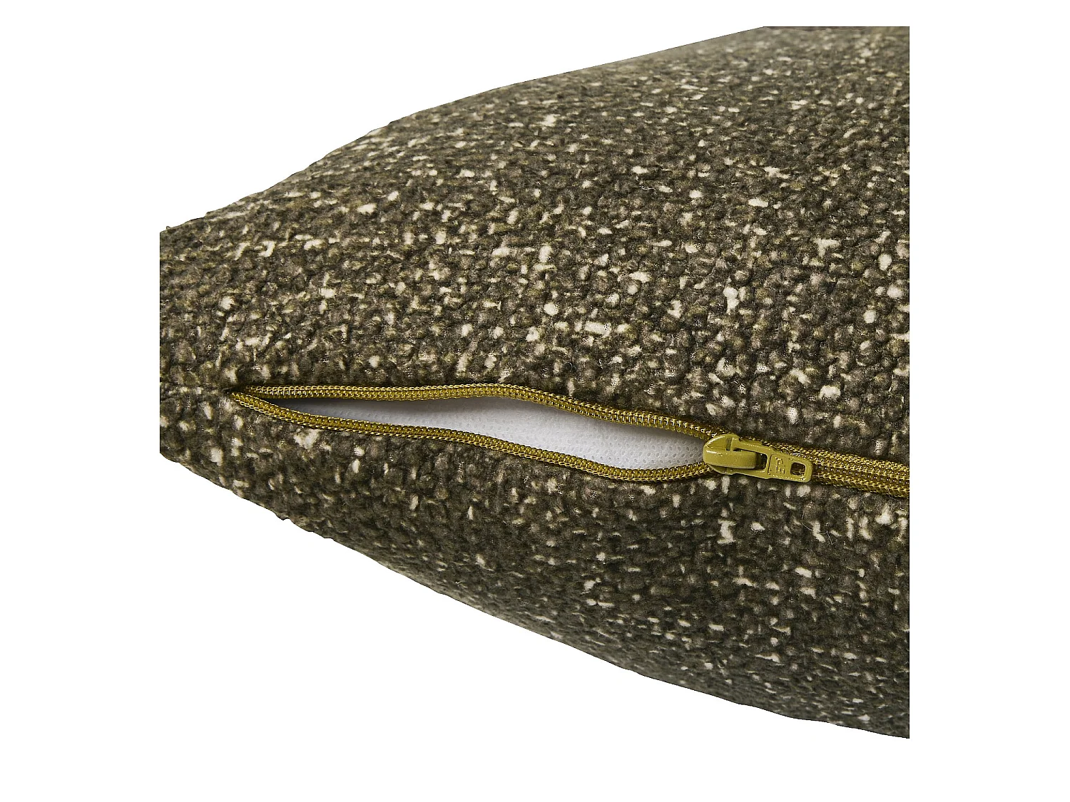 Habitat - Coussin en tissu texturé - 44 x 44 cm - Bronze - Daniel