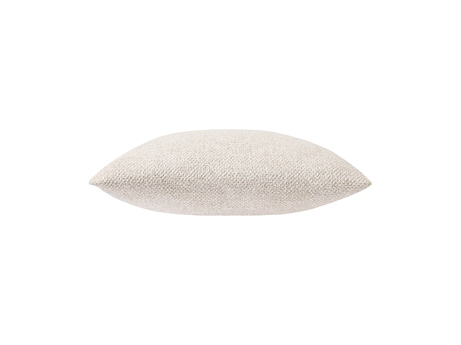 Habitat - Coussin en tissu texturé - 44 x 44 cm - Ecru - Daniel