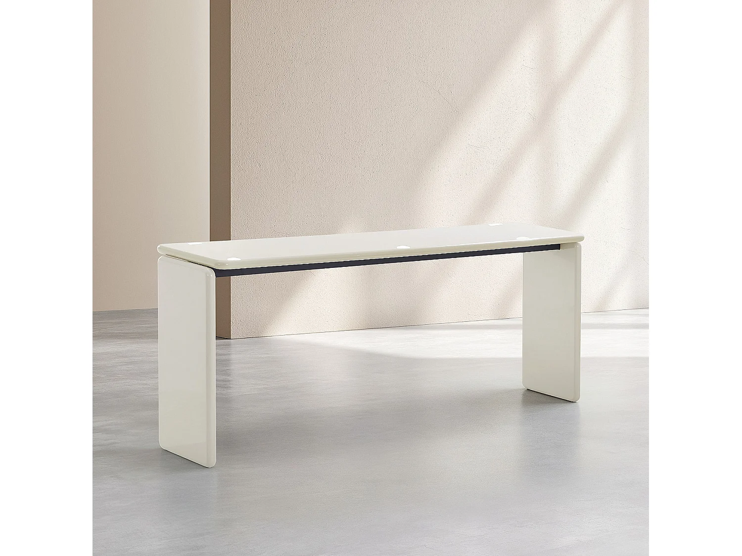 Habitat - Console laquée - Beige - Balma