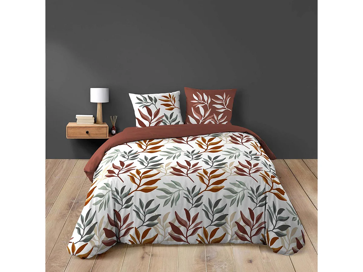 Parure de Lit 3 Pièces "Makao" 240x220cm Multicolore