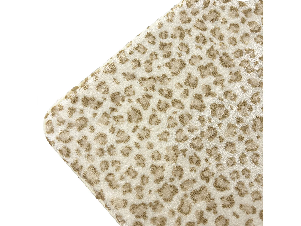 Tapis de bain léopard antidérapant 50x80cm