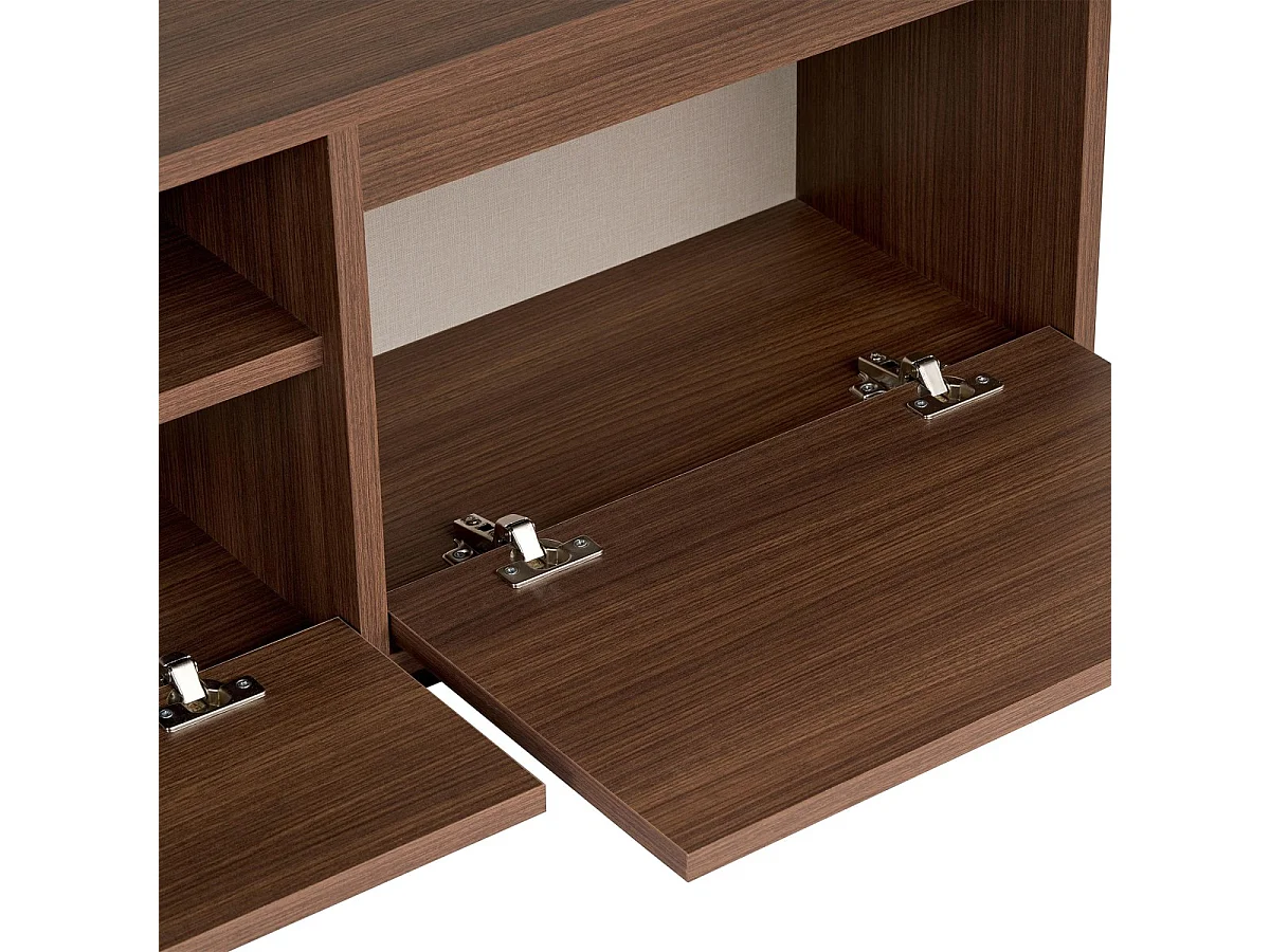 Tv-meubel met 3 kleppen, 1 nis L160 cm - LUME