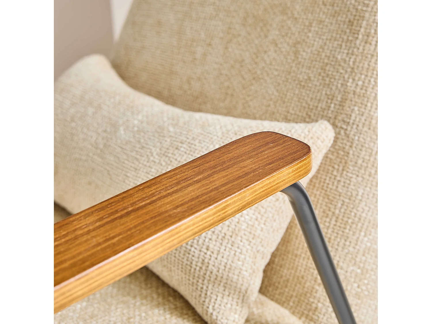 Fauteuil en tissu ALFRED