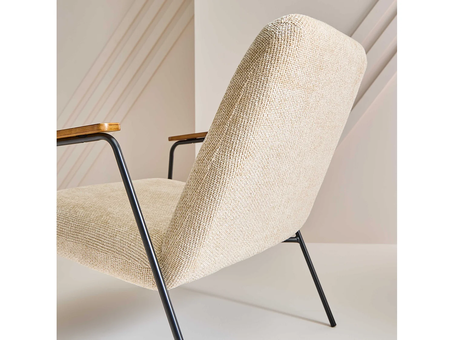 Fauteuil en tissu ALFRED