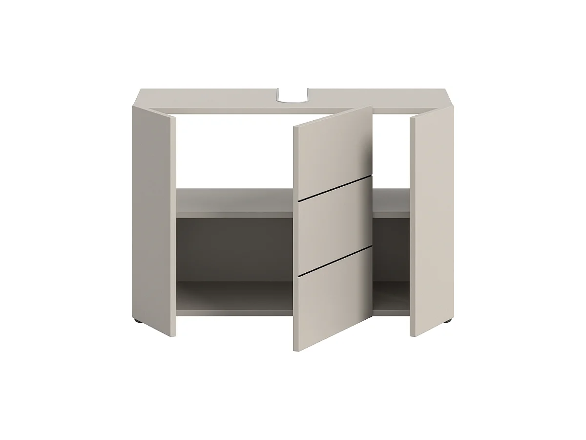 Meuble sous lavabo 3 portes L82 cm - NUA