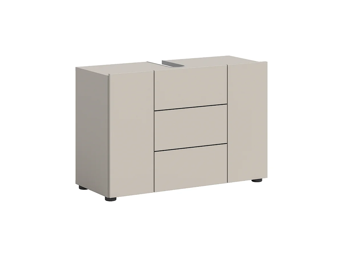 Meuble sous lavabo 3 portes L82 cm - NUA