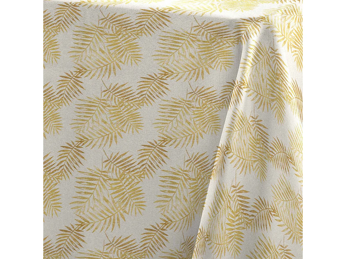 Nappe Antitache Rectangulaire "Zena" 140x240cm Jaune