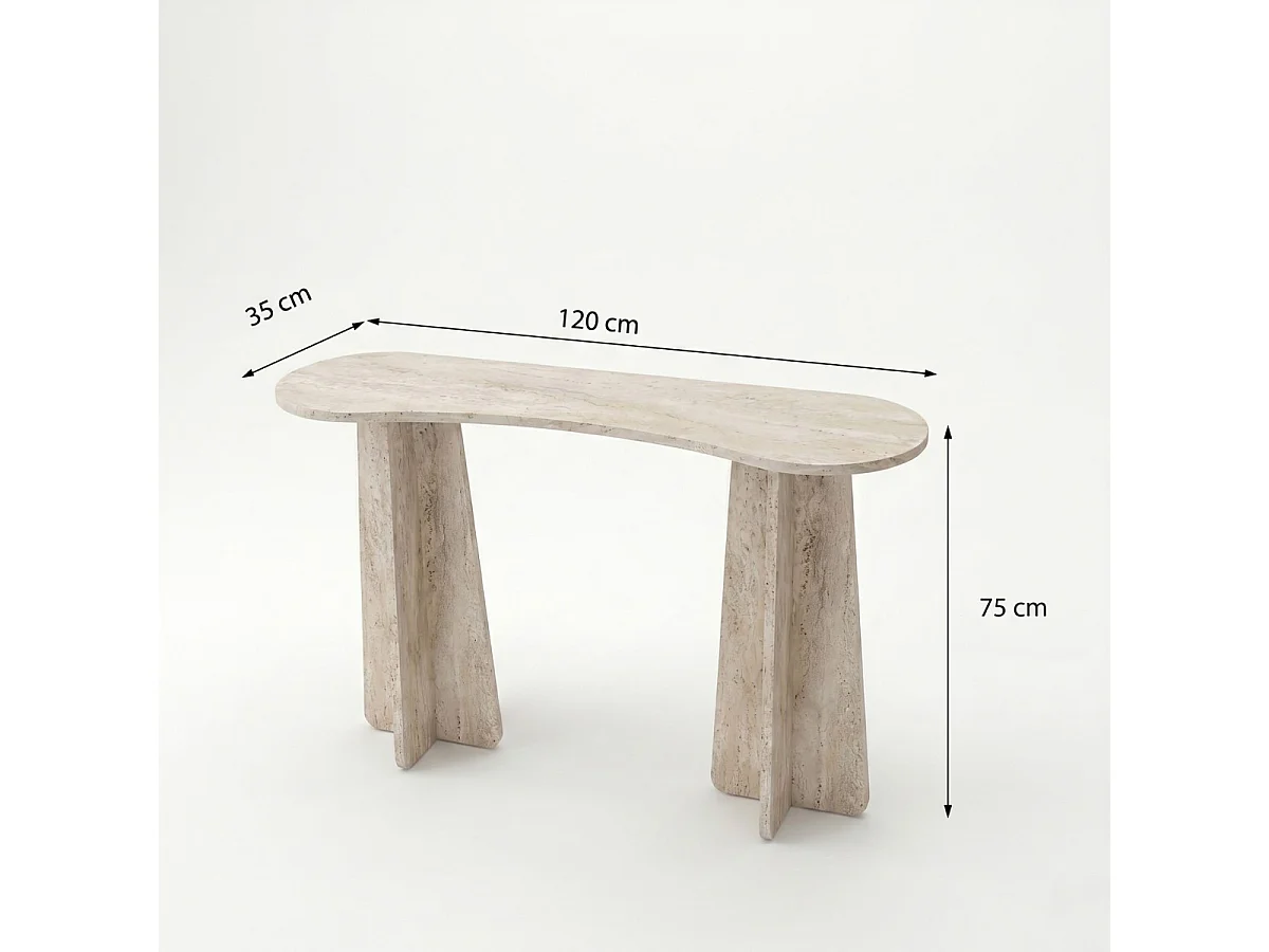 Console d'Entrée Organique L120 cm - LIRI
