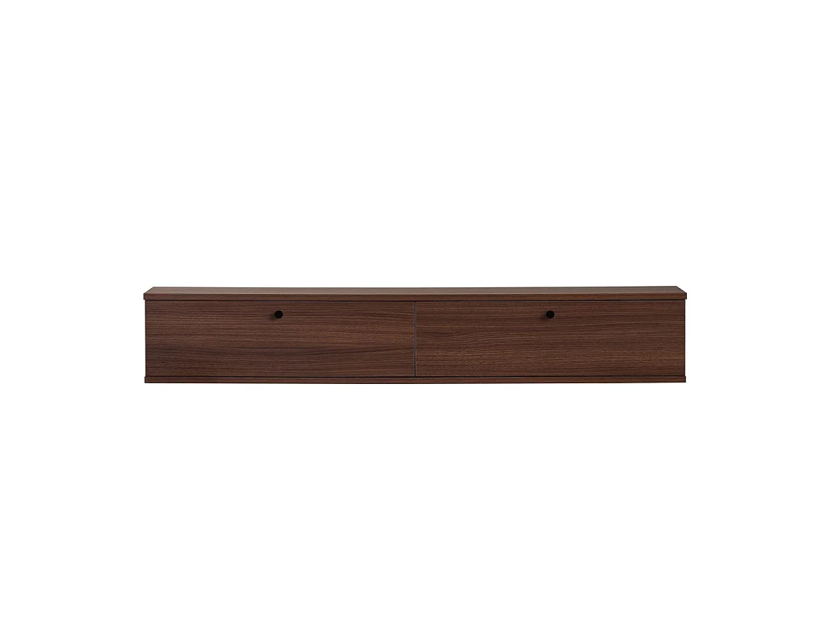 Hangend tv-meubel 2 klapdeuren L160 cm - ROY