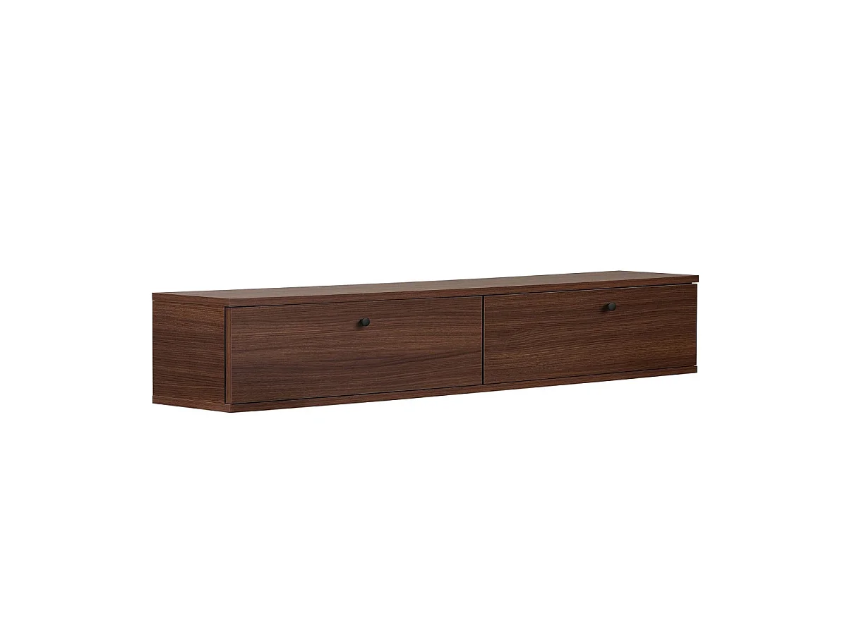 Hangend tv-meubel 2 klapdeuren L160 cm - ROY