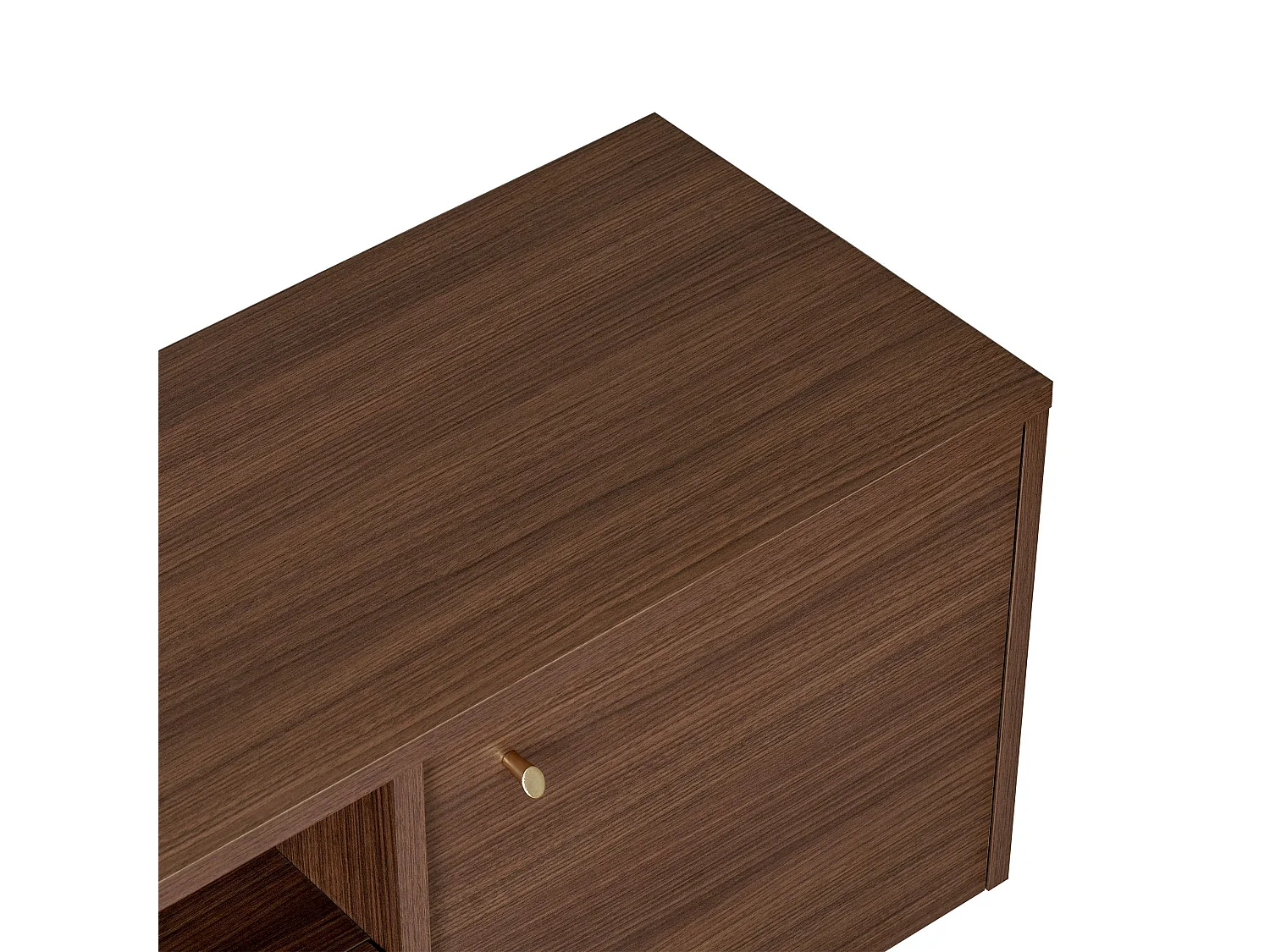TV-Schrank mit 2 Türen, 1 Klappe und 1 offenem Fach B180 cm - KAY