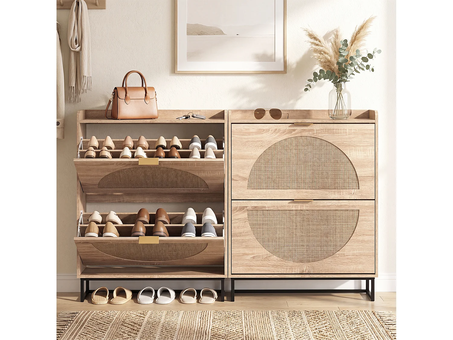 Schmaler Schuhschrank für den Flur Schuhschrank für den Flur